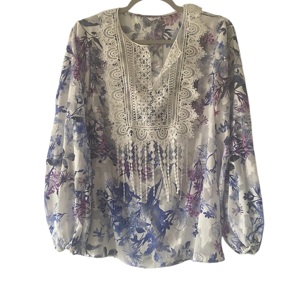 Floral Lace Women's Top